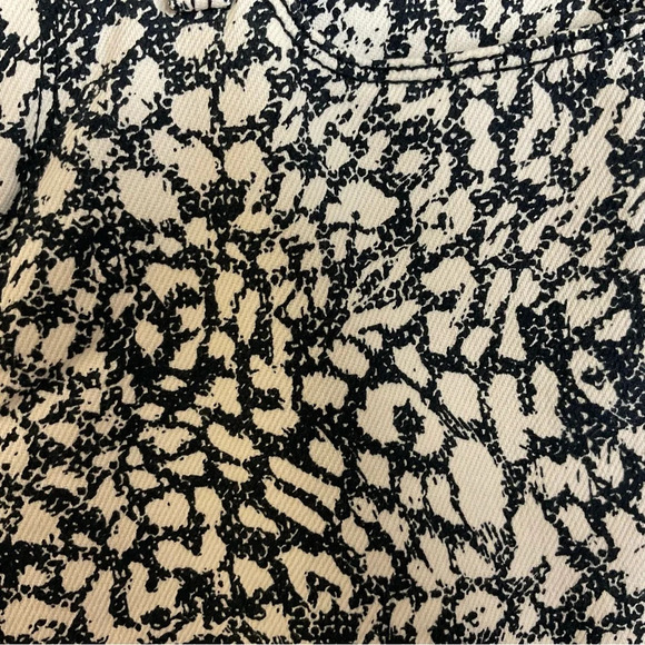 Ann Taylor Factory sz 0 Black White Signature Cropped Pants - Picture 5 of 13